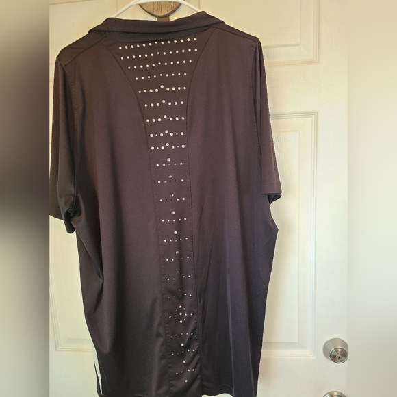 (867) FILA Men's Premium Sports Golf Polo Shirt, Size: XXT, Color: Black - Picture 11 of 15